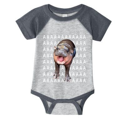 Baby Hippo Moo Deng Infant Baby Jersey Bodysuit