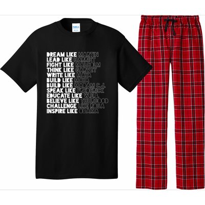 Black History Month Black Leaders Influential Inspirational Gift Pajama Set