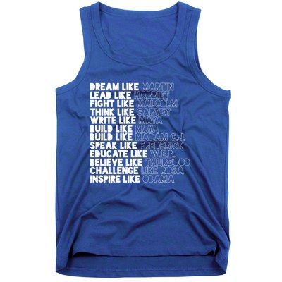 Black History Month Black Leaders Influential Inspirational Gift Tank Top