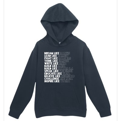 Black History Month Black Leaders Influential Inspirational Gift Urban Pullover Hoodie