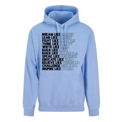 Black History Month Black Leaders Influential Inspirational Gift Unisex Surf Hoodie