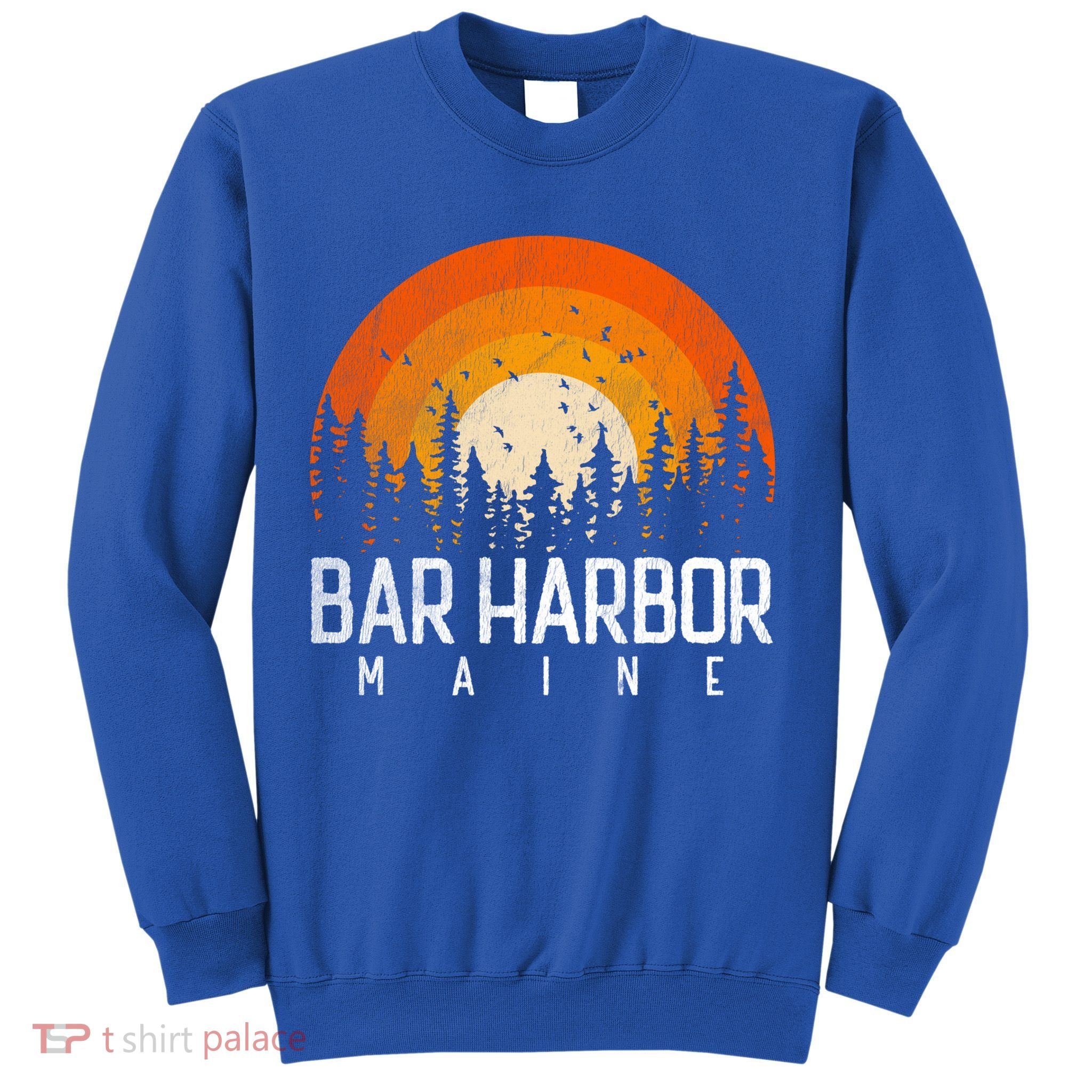 Bar Harbor Maine Me Gift Retro Vintage 70s 80s 90s Gift Sweatshirt