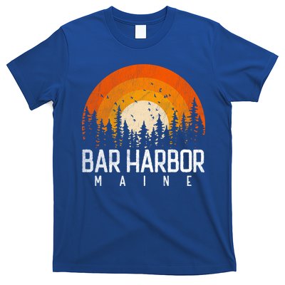 Bar Harbor Maine Me Gift Retro Vintage 70s 80s 90s Gift T-Shirt