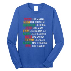 Black History Month African American Country Celebration Long Sleeve Shirt