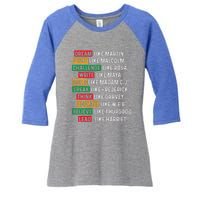 Black History Month African American Country Celebration Women's Tri-Blend 3/4-Sleeve Raglan Shirt