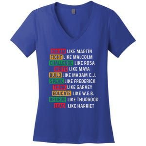 Black History Month African American Country Celebration Women's V-Neck T-Shirt