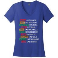 Black History Month African American Country Celebration Women's V-Neck T-Shirt