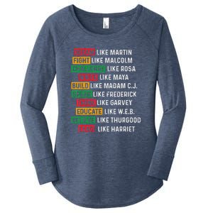 Black History Month African American Country Celebration Women's Perfect Tri Tunic Long Sleeve Shirt