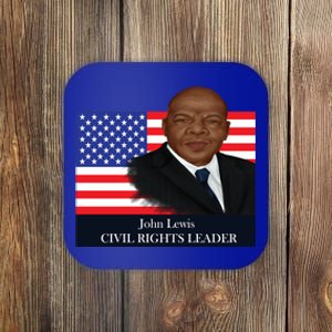 Black History Month Leader John Lewis Cool Gift Coaster