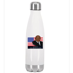 Black History Month Leader John Lewis Cool Gift Stainless Steel Insulated Water Bottle