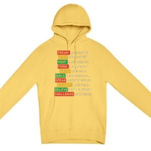 Black History Month African American Country Celebration Premium Pullover Hoodie