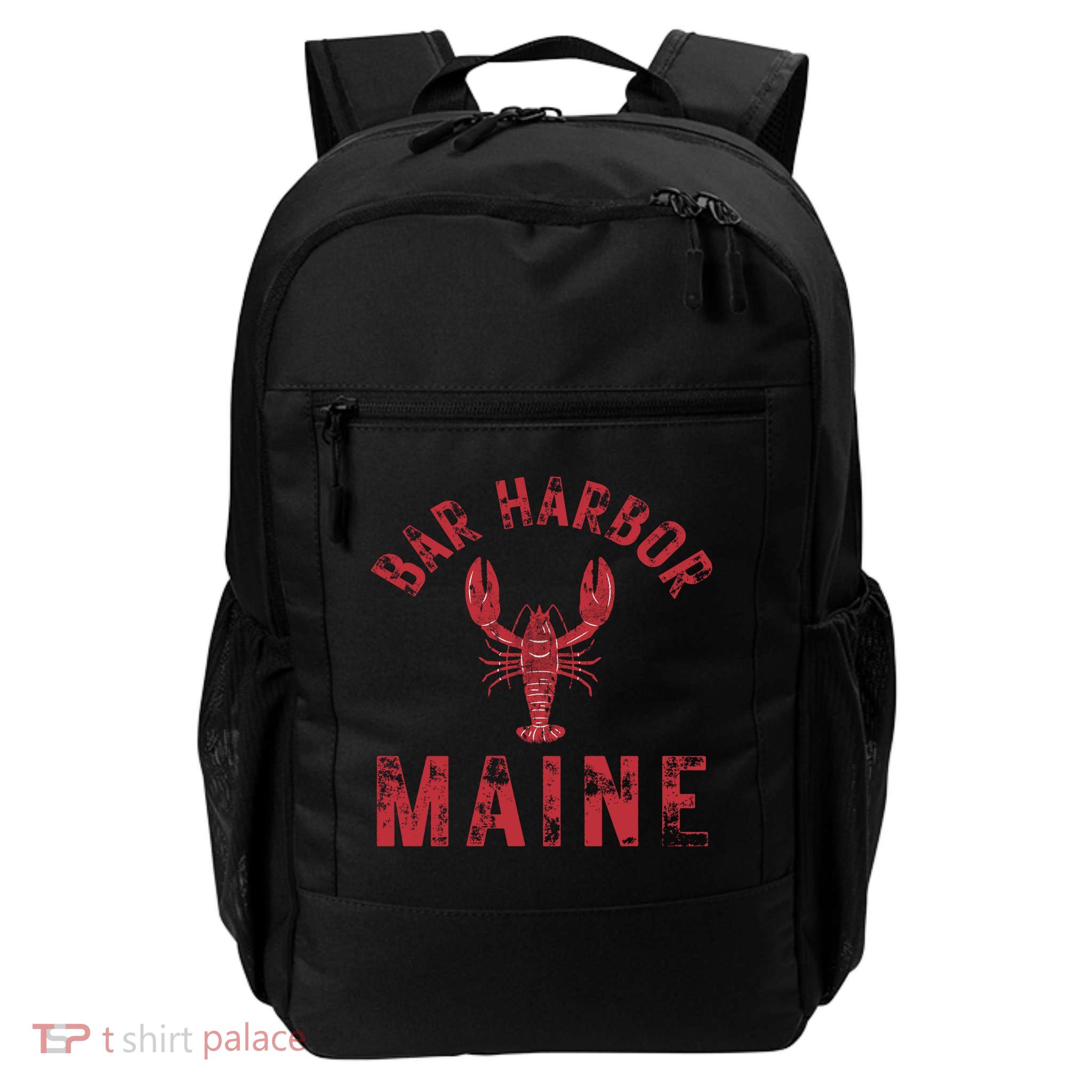 Bar Harbor Maine Lobster Travel Acadia Vintage Gift Backpack