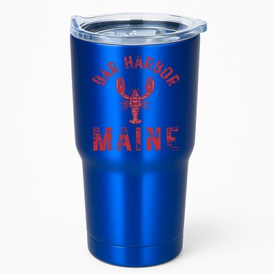 Bar Harbor Maine Lobster Travel Acadia Vintage Gift Tumbler
