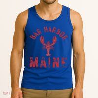 Bar Harbor Maine Lobster Travel Acadia Vintage Gift Tank Top