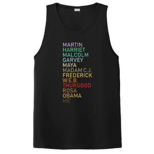 Black History Month Black Leader's Graphic Design PosiCharge Competitor Tank