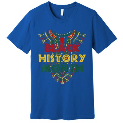 Black History Month African American Flag Juneteenth Dashiki Premium T-Shirt