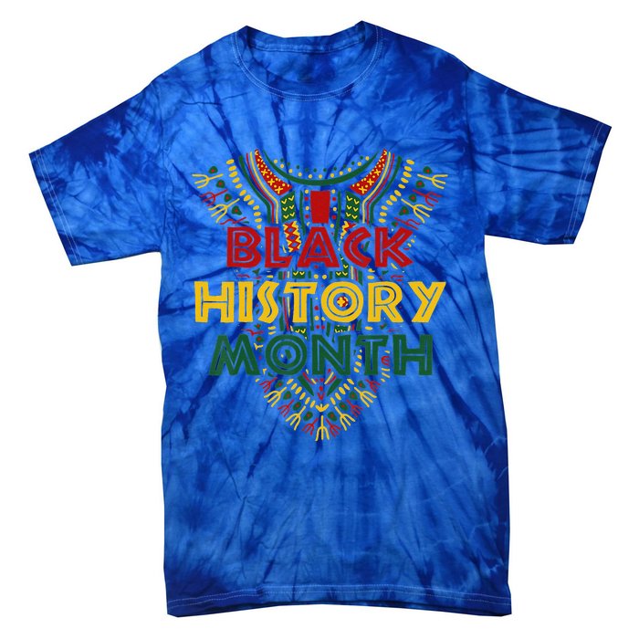 Black History Month African American Flag Juneteenth Dashiki Tie-Dye T-Shirt