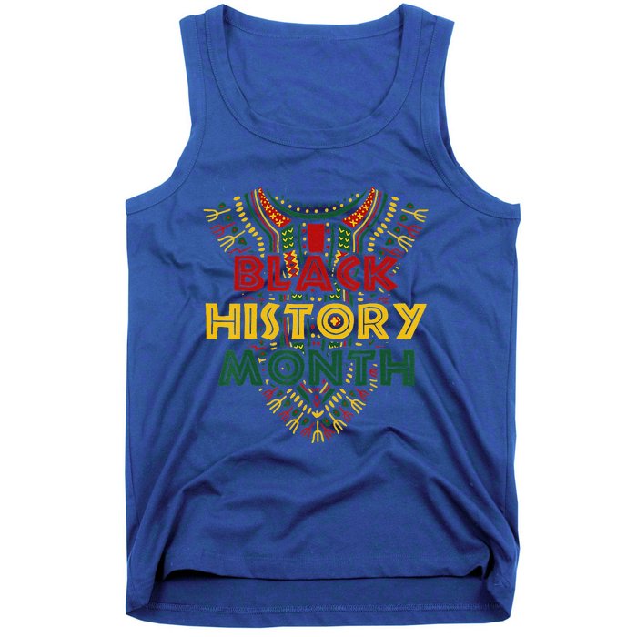 Black History Month African American Flag Juneteenth Dashiki Tank Top