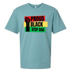 Black History Month Proud Black Step Dad Bonus Daddy Father Gift Sueded Cloud Jersey T-Shirt