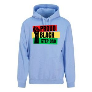 Black History Month Proud Black Step Dad Bonus Daddy Father Gift Unisex Surf Hoodie