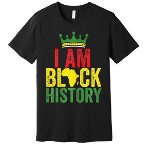 Black History Month Funny I am Black History Premium T-Shirt