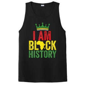 Black History Month Funny I am Black History PosiCharge Competitor Tank