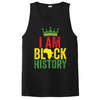 Black History Month Funny I am Black History PosiCharge Competitor Tank