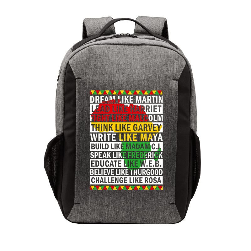 Black History Month Dream Like African Leader Vector Backpack