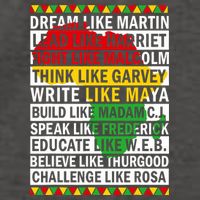 Black History Month Dream Like African Leader Vector Backpack