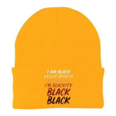 Black History Month Empowerment Black Pride Knit Cap Winter Beanie