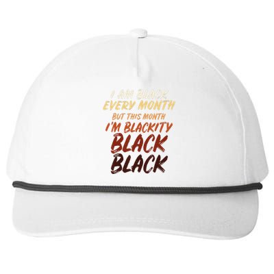 Black History Month Empowerment Black Pride Snapback Five-Panel Rope Hat