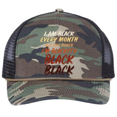 Black History Month Empowerment Black Pride Retro Rope Trucker Hat Cap