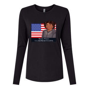 Black History Month Leader Maxine Waters Gift Womens Cotton Relaxed Long Sleeve T-Shirt