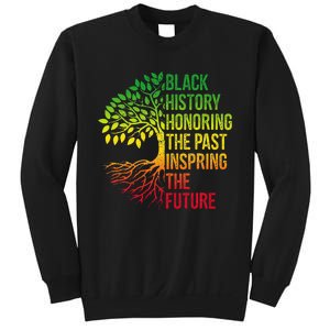 Black History Month Honoring Past Inspiring Future Sweatshirt