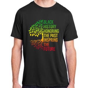 Black History Month Honoring Past Inspiring Future Adult ChromaSoft Performance T-Shirt