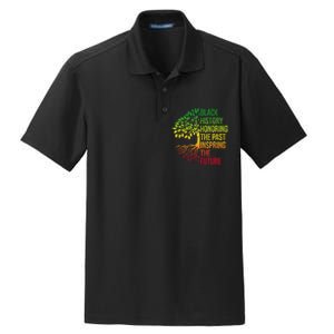 Black History Month Honoring Past Inspiring Future Dry Zone Grid Polo