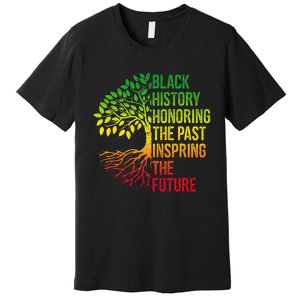 Black History Month Honoring Past Inspiring Future Premium T-Shirt