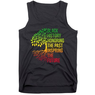 Black History Month Honoring Past Inspiring Future Tank Top