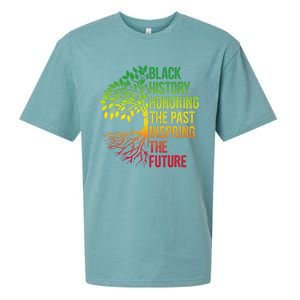 Black History Month Honoring Past Inspiring Future Sueded Cloud Jersey T-Shirt