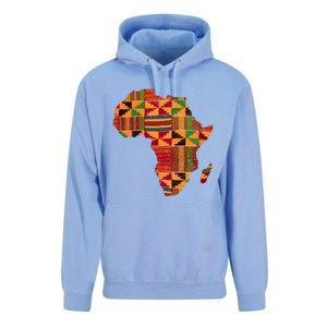 Black History Month Shirts Cool Africa Map Kente Cloth Gift African Lover Unisex Surf Hoodie