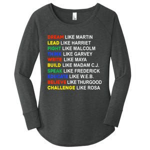 Black History Month African American Country Celebration Women's Perfect Tri Tunic Long Sleeve Shirt