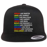 Black History Month African American Country Celebration Flat Bill Trucker Hat