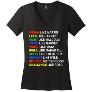 Black History Month African American Country Celebration Women's V-Neck T-Shirt