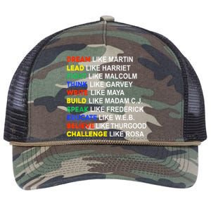 Black History Month African American Country Celebration Retro Rope Trucker Hat Cap