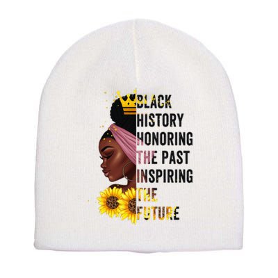 Black History Month Honoring Past Inspiring Future  Short Acrylic Beanie