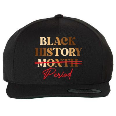 Black History Month Period Melanin Cool Gift Wool Snapback Cap