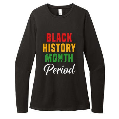 Black History Month Period African Pride Womens CVC Long Sleeve Shirt