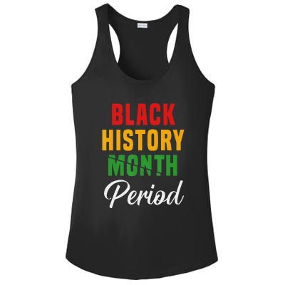 Black History Month Period African Pride Ladies PosiCharge Competitor Racerback Tank