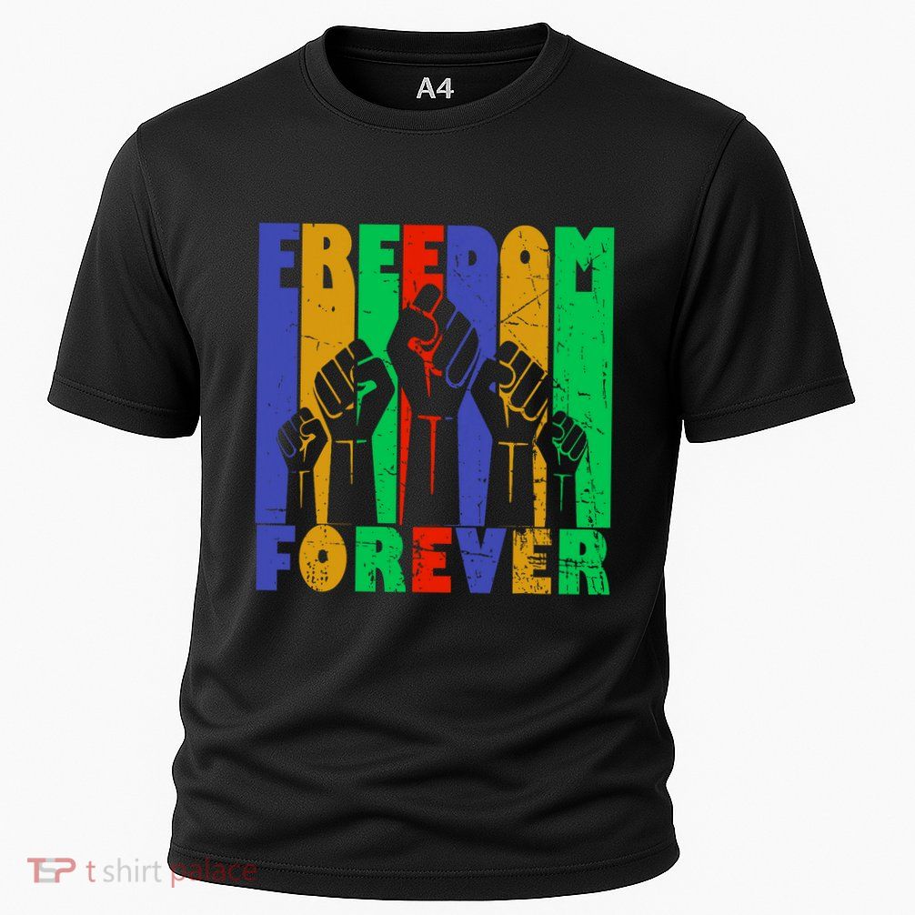 Black History Month Celebration Freedom Forever Performance Shirt