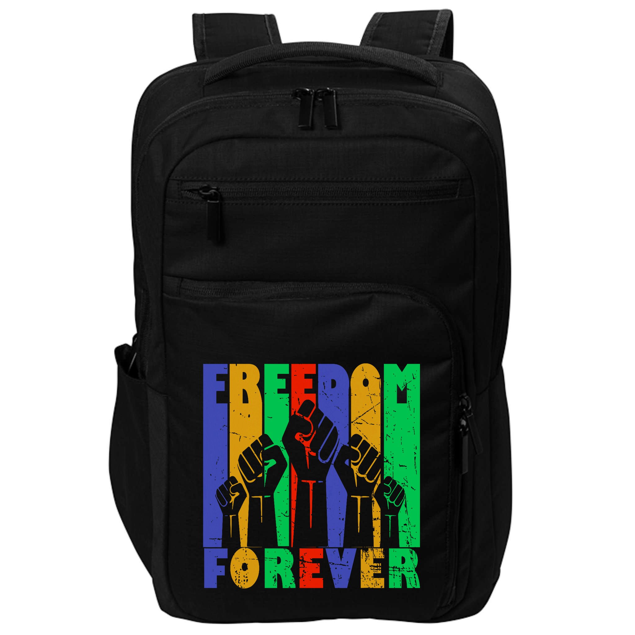 Black History Month Celebration Freedom Forever Impact Tech Backpack